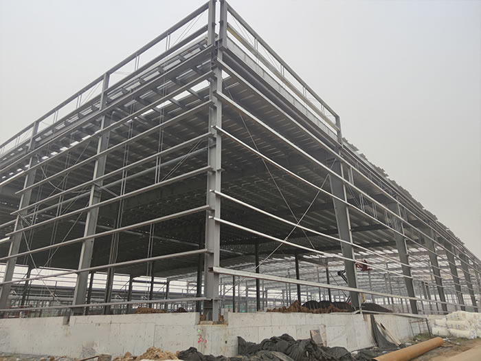 汉川钢结构厂房网架工程